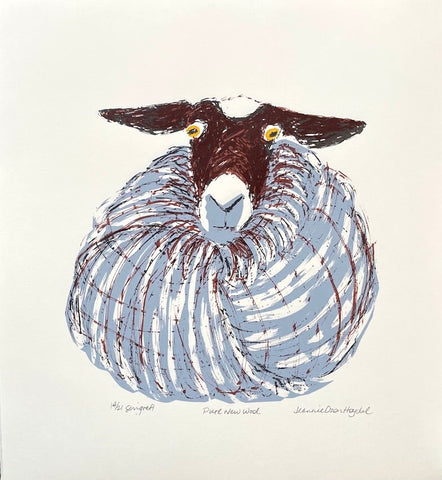 Pure New wool - serigrafi av Jeannie Ozon Høydal | Neo galleri