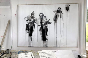 I atelieret hos billedkunstner Ingri Egeberg