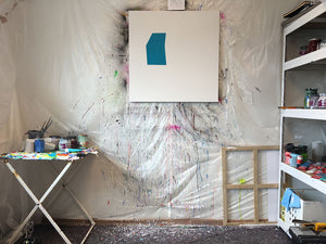 I atelieret hos billedkunstner Inger Lise Adolfsen