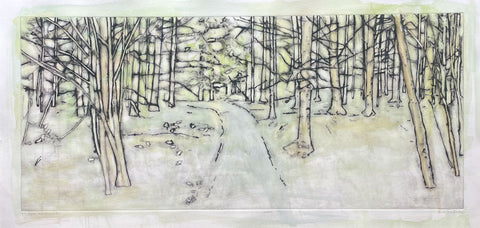 Skogen I (Håndkolorert)