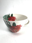 Tekopp m/blomster T72