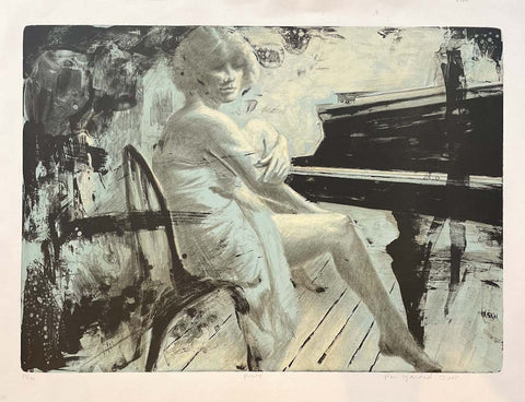 Posing - litografi av Roar Kjærnstad | Neo galleri