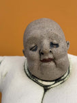 Spikermann  for vegg - Skulptur i keramikk av Ole Martin Skaug | Neo galleri