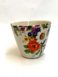 Kaffekopp m/blomstermotiv K179