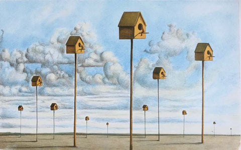 Above us only sky - Litografi av Tom Erik Andersen | Neo Galleri