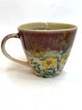 Kaffekopp m/smørblomster K182