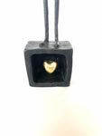 Kjærlighet i boks - Tinnskulptur/bord/vegg (S17)