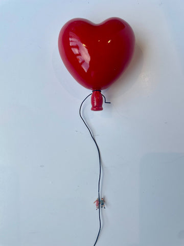 Ballongeventyr - Hjerteballong - Rød #10