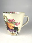 Kaffekopp m/blomstermotiv K79
