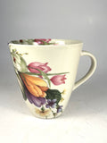 Kaffekopp m/blomstermotiv K79