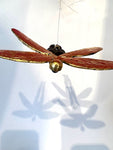 Drageflyger m/gullvinger - Hengeskulptur