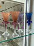 Kunstglass - Tropisk (lilla)