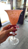 Kunstglass - Tropisk (rosa)
