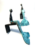 Havfrue H01 - Tinnskulptur/vegg