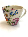 Kaffekopp m/blomstermotiv K179