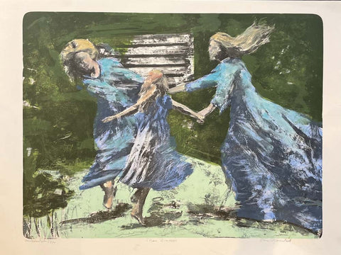 Three graces - litografi av Roar Kjærnstad | Neo galleri