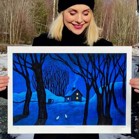 Nattetimer - D.G.A av Gunilla Holm Platou | Neo Galleri