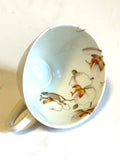 Tekopp m/blomstermotiv T187