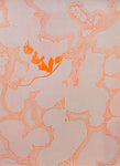 Foliage on orange I