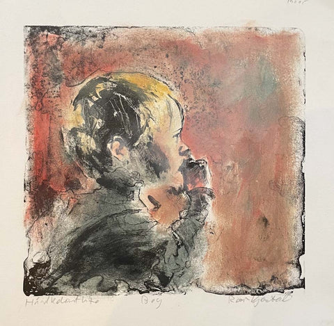 Boy - litografi av Roar Kjærnstad | Neo galleri