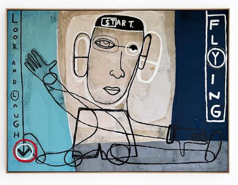 Flying start  - maleri av Henrik Gjerstad | Neo Galleri