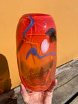 Rød vase
