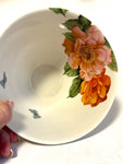 Skål m/blomstermotiv S53