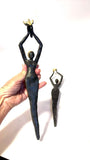 Torso med blomst  S75 (For vegg)