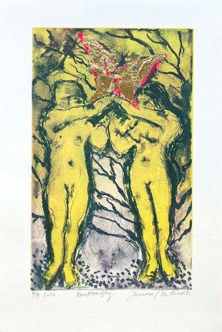 Butterfly - litografi av Therese Nortvedt | Neo galleri