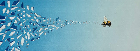 Bee the hero -  Litografi av Tom Erik Andersen | Neo Galleri