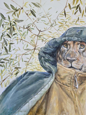 Skogsnymfe - Maleri av Emmy Harnes | Neo galleri
