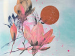 Floating magnolia (håndkolorert )