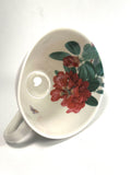 Tekopp m/blomster T72