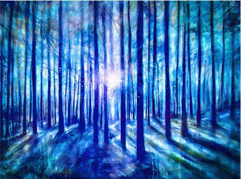Blå skog - DGA av Gro Mukta Holter | Neo Galleri
