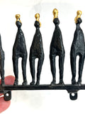 7 på rad  - Tinnskulptur/vegg