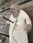 vegghengt Spikermann - Skulptur i keramikk av Ole Martin Skaug | Neo galleri