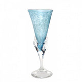 Kunstglass - Lilje/blågrå