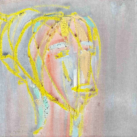 Walking after sorrow -olje på lerret av Ingri Egeberg | Neo Galleri