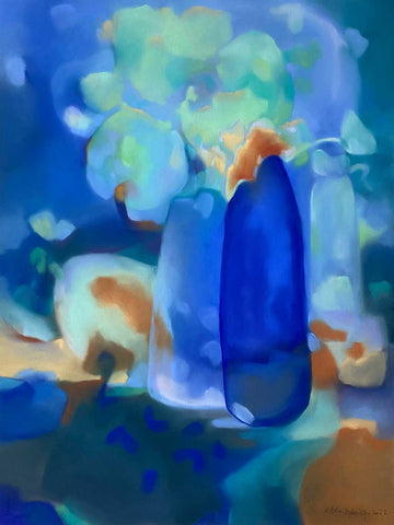 Blue pastell -   Pastell av Kristin Holm Dybvig | Neo galleri