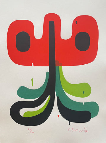 Tomato face - Serigrafi av Lasse Skarbøvik | Neo Galleri