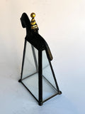 Rytter  #1 - Tinnskulptur
