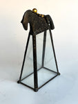 Rytter  #2- Tinnskulptur