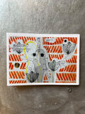 Kunstkort (Doble - 8 stk)