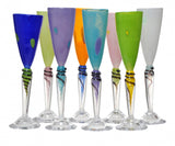 Kunstglass - Cirkus /Blå