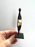 Badenymfe (2) - Tinnskulptur/vegg