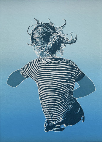 Striper -  Litografi av Alf Christian Hvaring | Neo galleri