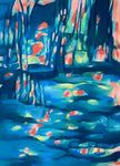 Blå skumring - Pastell på papir av Kristin Holm Dybvig | Neo galleri
