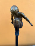 Uredd (Fearless) - bronseskulptur
