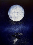 Månen og jeg - etsning av Gro Mukta Holter | Neo Galleri