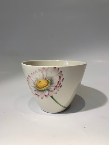 Tekopp m/blomstermotiv T04